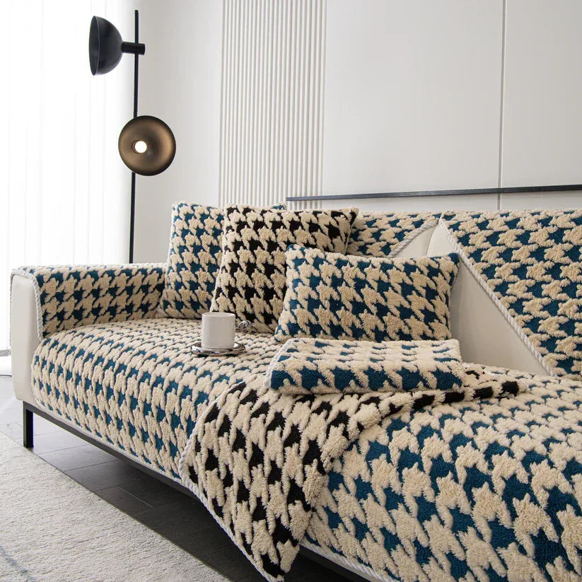 Mari Kaymaz Tabanlı Koltuk Örtüsü Seti