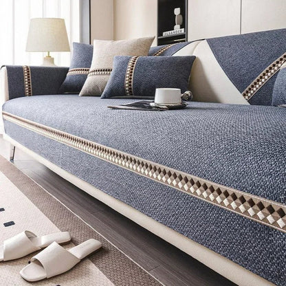 Hasure Kaymaz Tabanlı Koltuk Örtüsü Seti